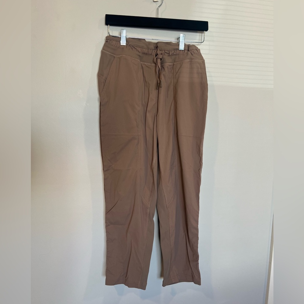 Lululemon Tan Capri Dance Studio Pants